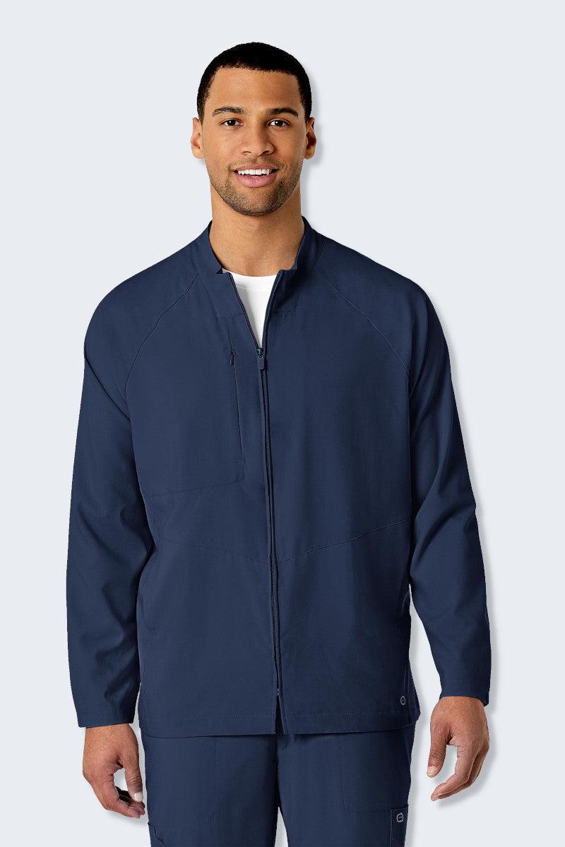 8355 Men's Lightweight Zip Front Scrub Jacket- Comfort Functionality