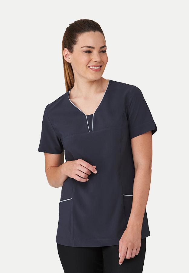 2280 City Collection 4Way Stretch Short Sleeve Tunic,Infectious Clothing Company