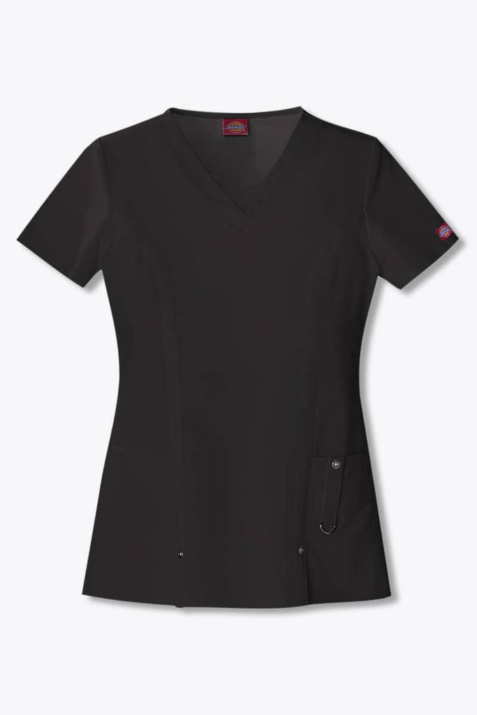 82851 Dickies Xtreme Stretch Womens V-Neck Scrub Top,Infectious Clothing Company