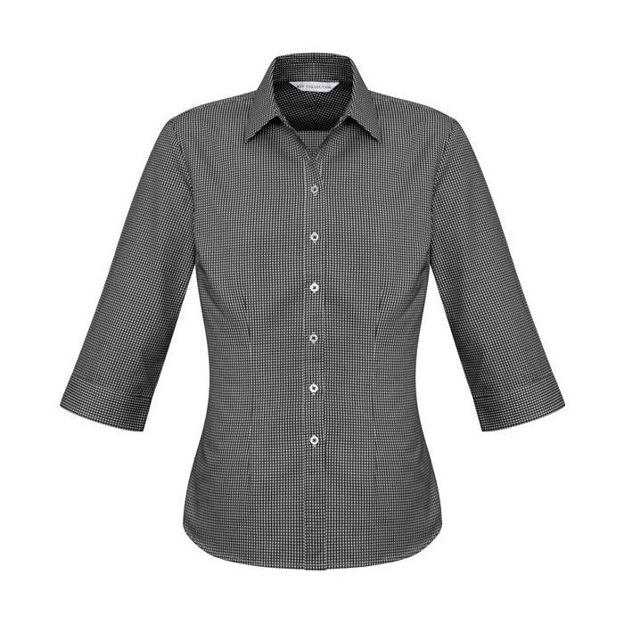 S716LT Biz Collection Ladies Ellison 3/4 Sleeve Shirt,Infectious Clothing Company