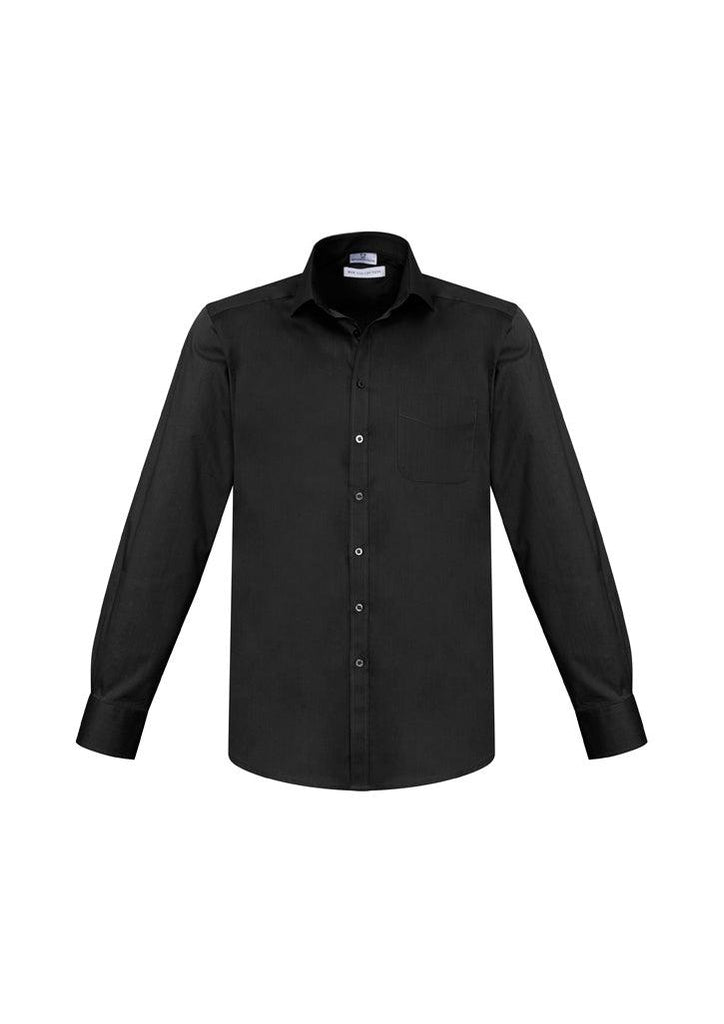 S770ML Biz Collection Mens Monaco Long Sleeve Shirt,Infectious Clothing Company