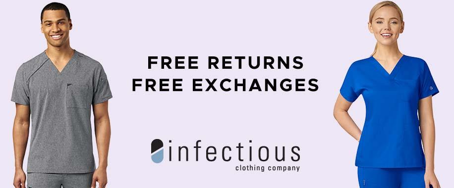 Free Shipping and Returns - Blog - Infectious Clothing
