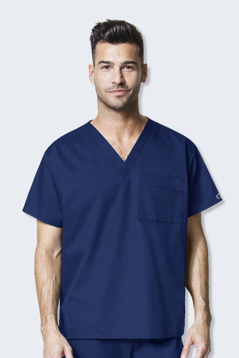 100 WonderWink WonderWORK Unisex V-Neck Scrub Top,Infectious Clothing Company