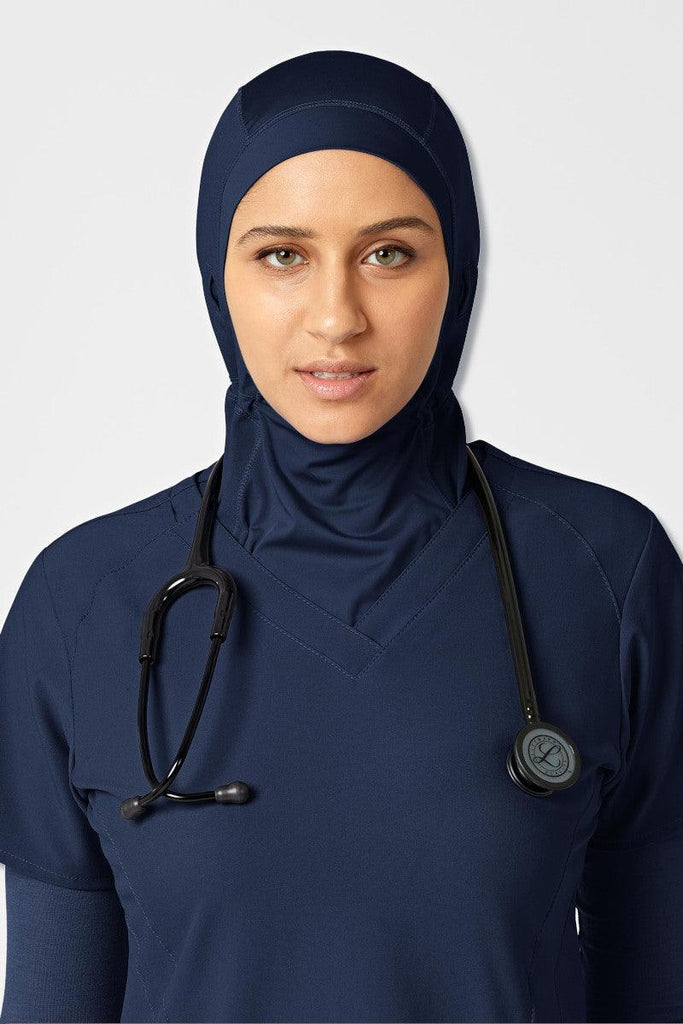4029 Scrub hijab in navy supplied in Australia by Infectious.com.au
