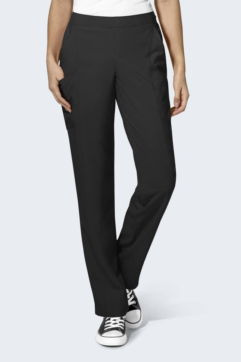 5155 QUT Podiatry Clinical Supervisor WonderWink W123 Womens Full Elastic Pant,Infectious Clothing Company