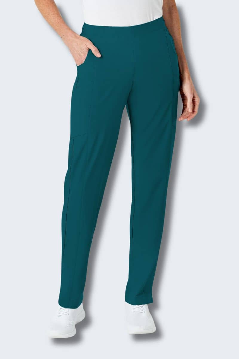 5155 WonderWink W123 Women's Full Elastic Scrub Pant,Infectious Clothing Company