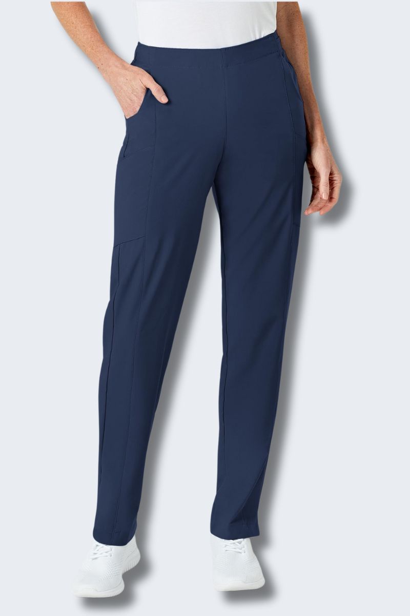 5155P WonderWink W123 Petite Womens Full Elastic Pant,Infectious Clothing Company