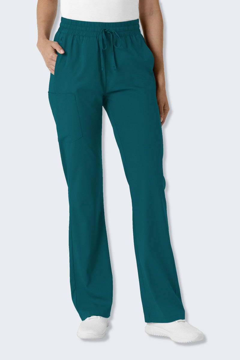 5251 LaserClinics WonderWink Boundless Women's Bootcut Scrub Pant Caribbean,Infectious Clothing Company