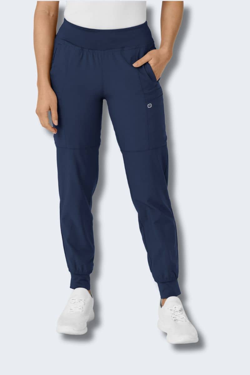 5555 WonderWink W123 Women's Comfort Waist Cargo Jogger Pant,Infectious Clothing Company