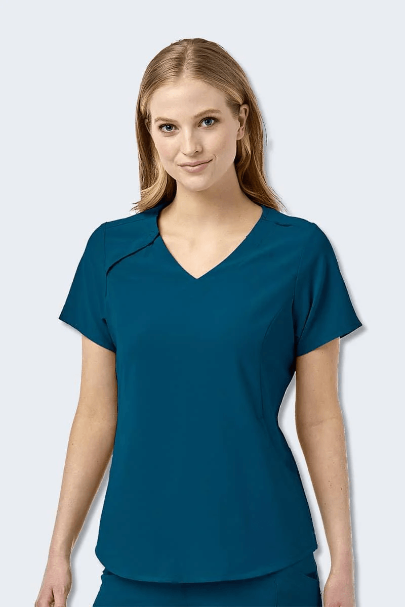 6234 WonderWink Renew Women's EZ-Zip Scrub Top,Infectious Clothing Company