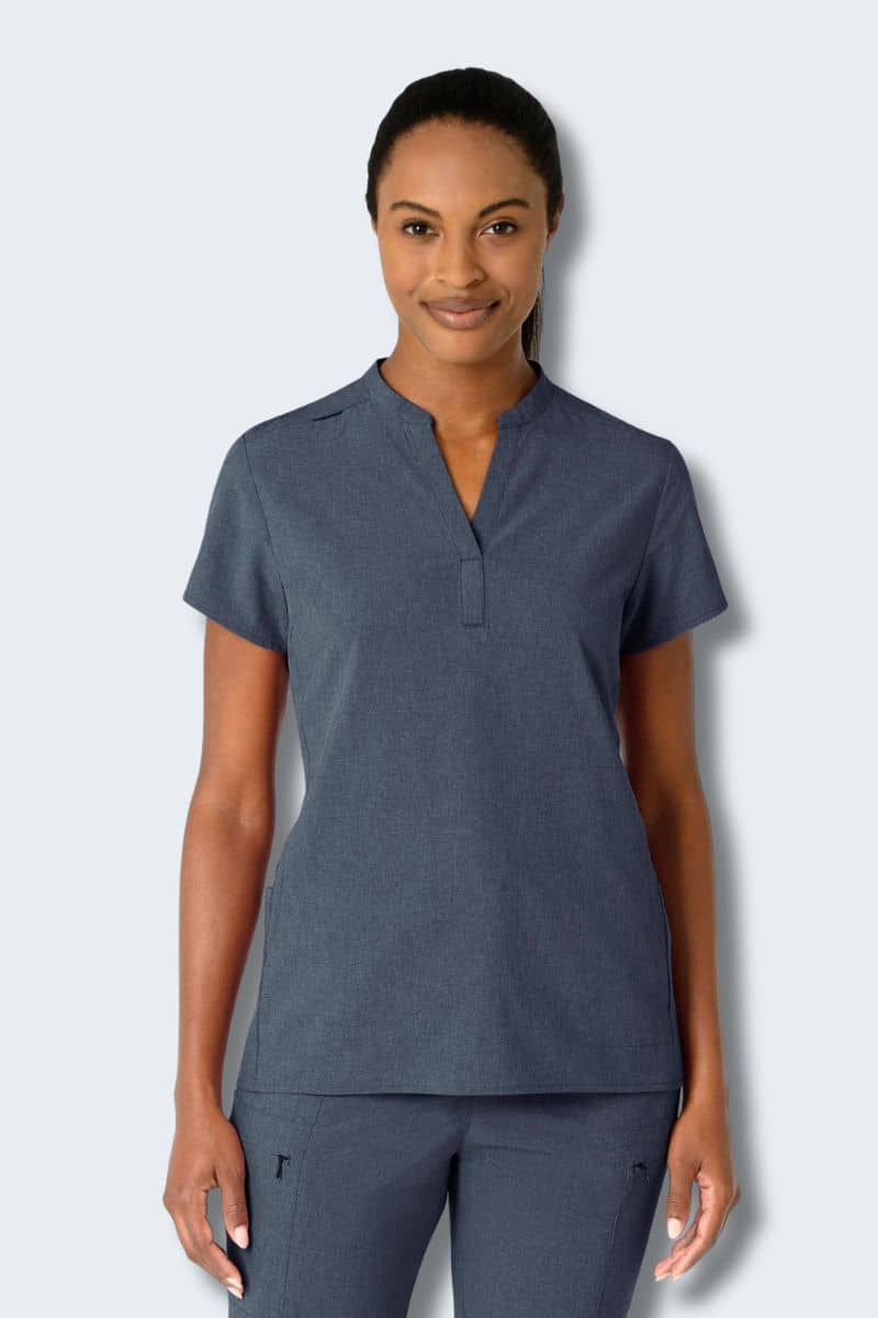 6734 Wink Renew Women's Mandarin Collar Scrub Top,Infectious Clothing Company