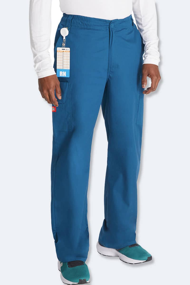 81006 Dickies Men's EDS Signature Zip Fly Cargo Scrub Pant,Infectious Clothing Company