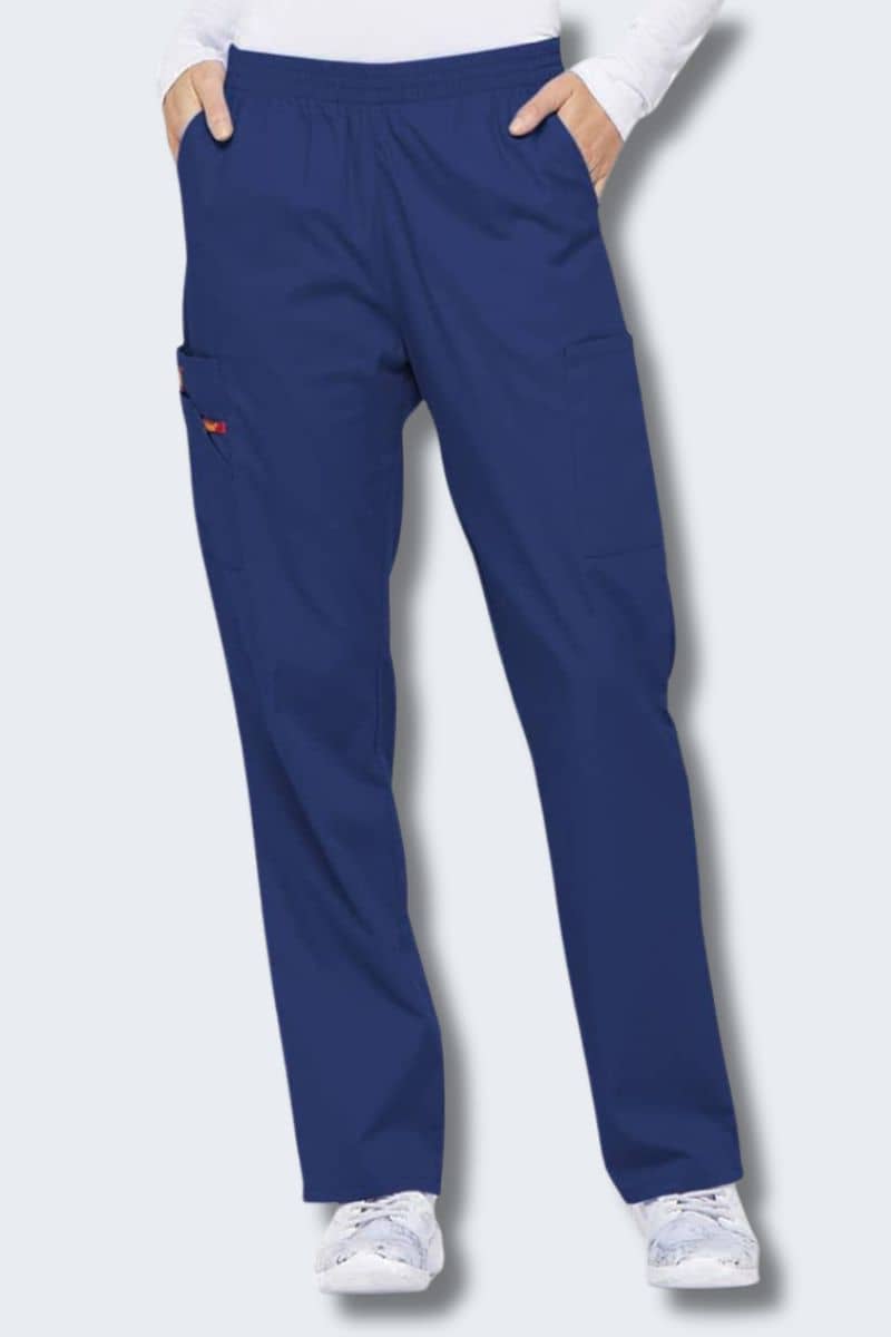 86106SP Dickies EDS women's elastic waist cargo scrubs pant,Infectious Clothing Company