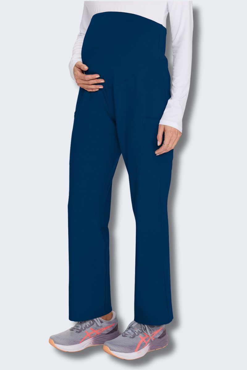 CK118A MATILDA Cherokee Women's Maternity Straight leg Pant Navy,Infectious Clothing Company