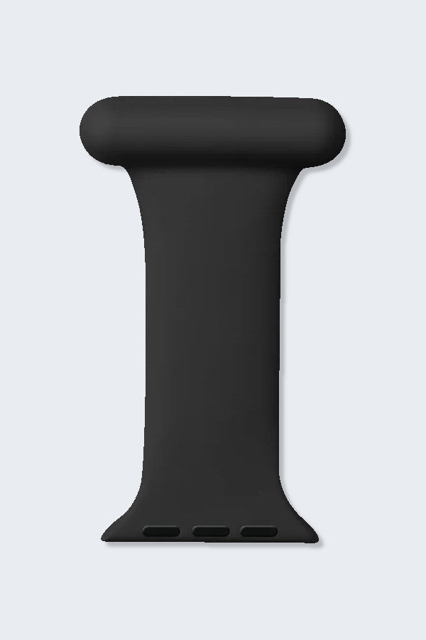 Black Silicone Fob Clip for Apple Watch,Infectious Clothing Company