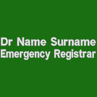 Bankstown Hospital ED Emergency Registrar ID B-011d,Infectious Clothing Company