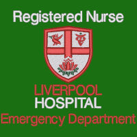 Liverpool Hospital Emergency Department Registered Nurse ID L-015,Infectious Clothing Company