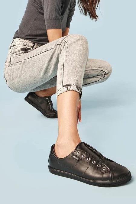 101563 Frankie4 Nat II Women's Leather Sneakers Model