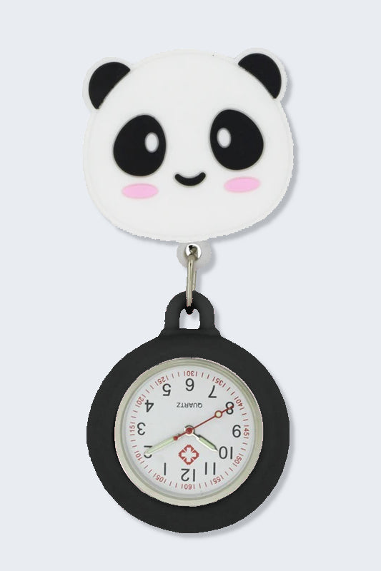 Panda Retractable Fob Watch,Infectious Clothing Company