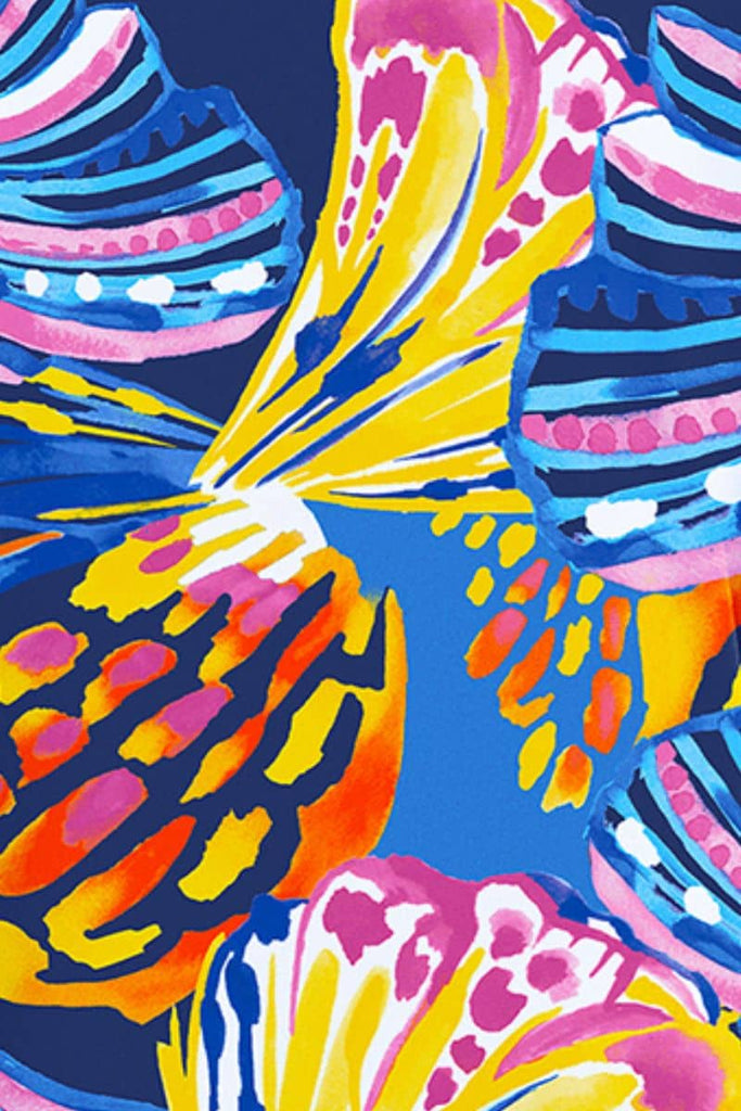 CK856 Cherokee Winging It Print Scrub Top,Infectious Clothing Company