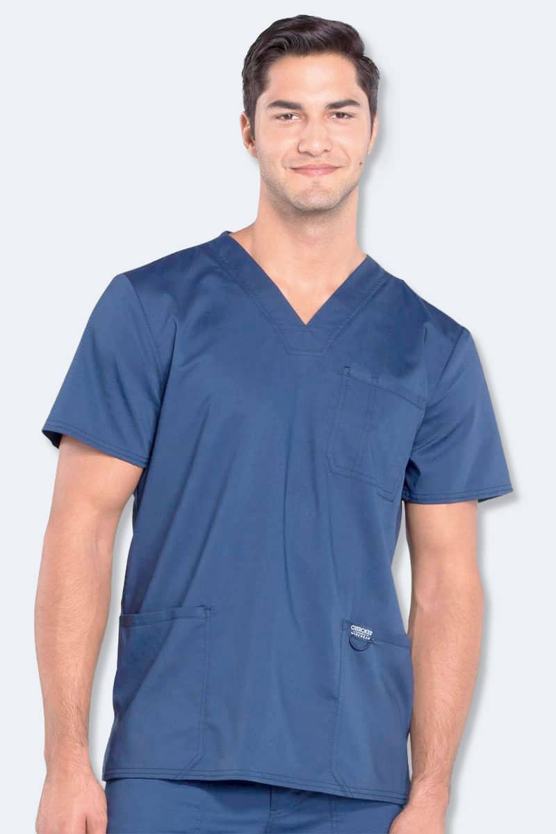 WW670 Cherokee Revolution Men's V-Neck Top,Infectious Clothing Company