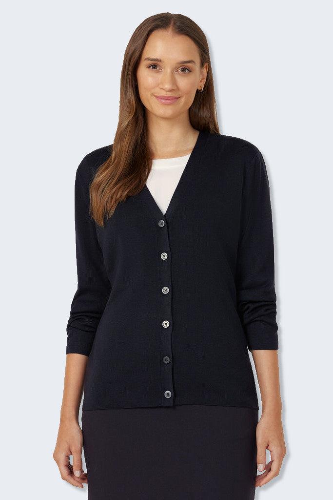 CAT5BR NNT Women's Button Front Cardigan,Infectious Clothing Company