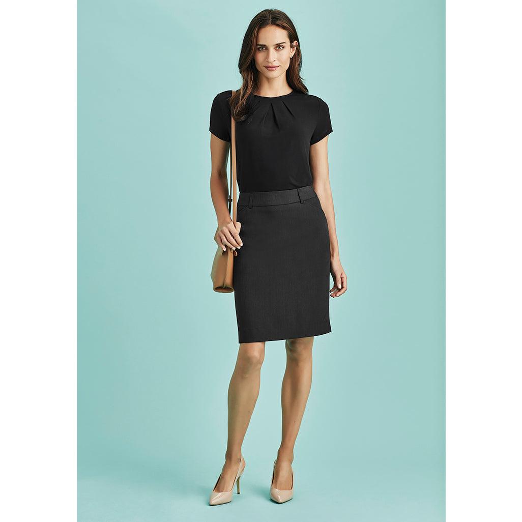 20115 Women Corporates Multi-Pleat Skirt,Infectious Clothing Company