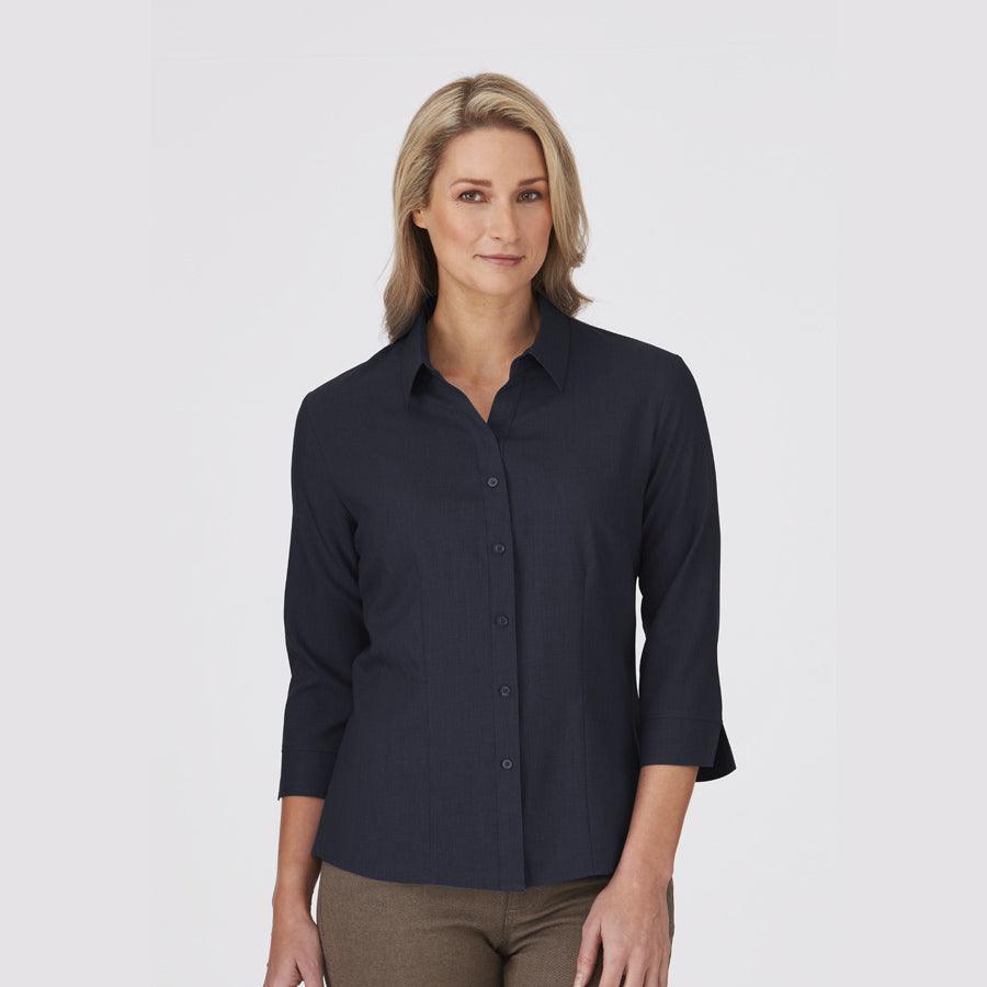 2145 City Collection Women's 3/4 Sleeve Ezylin Shirt,Infectious Clothing Company