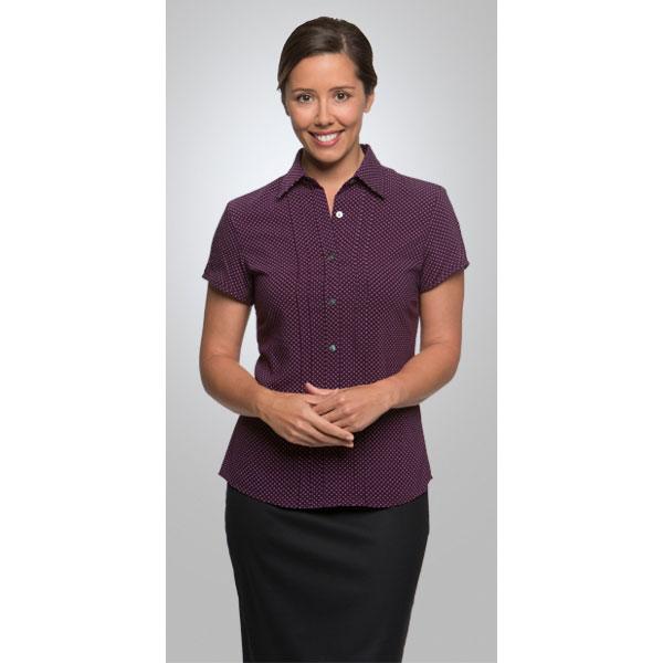 2173 City Collection Stretch Women's Spot Top,Infectious Clothing Company