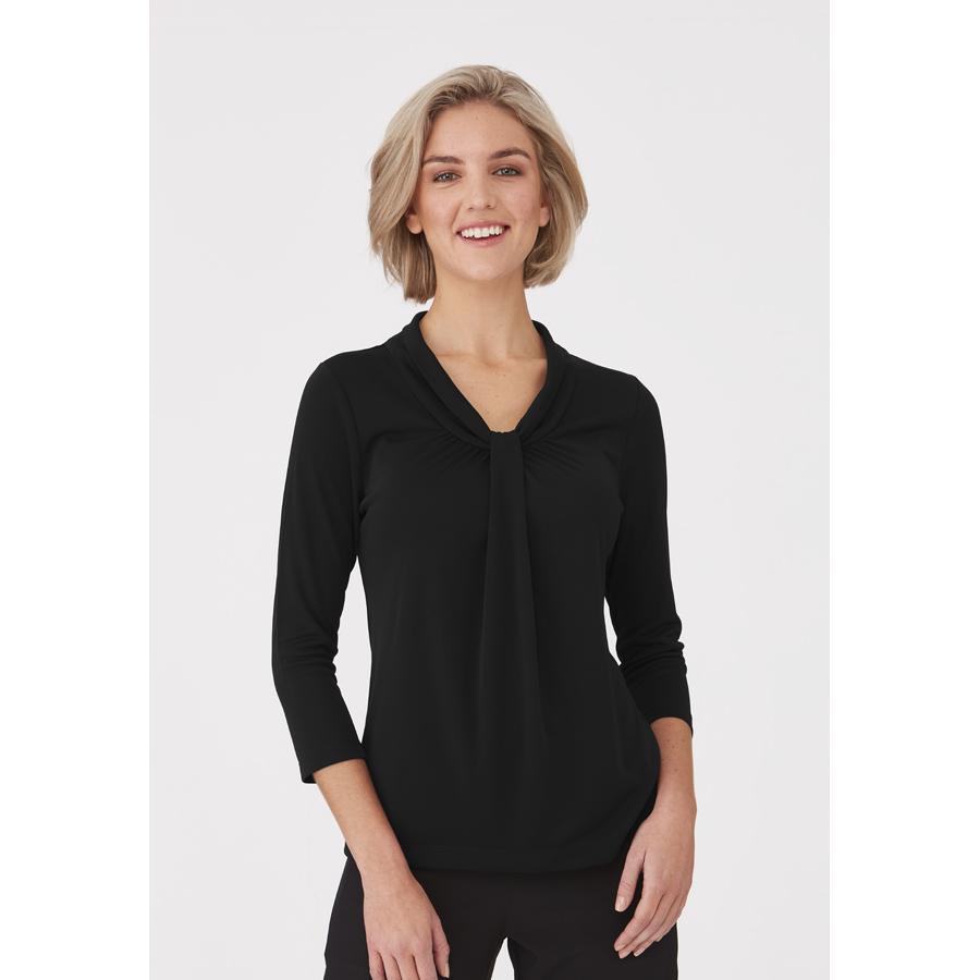2221 City Collection Women's Pippa Knit 3/4 Sleeve Top,Infectious Clothing Company