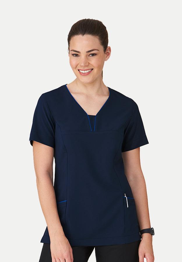 2280 City Collection 4Way Stretch Short Sleeve Tunic,Infectious Clothing Company