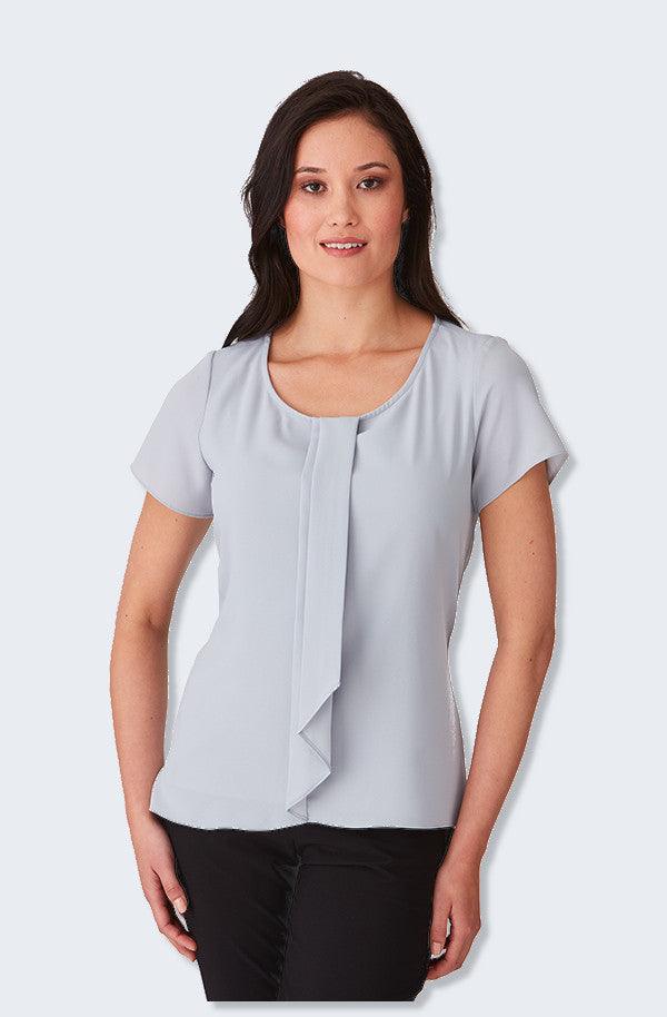 2285 City Collection Cascade Centre Pleat Top,Infectious Clothing Company