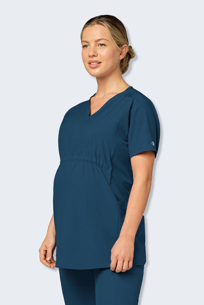 4555 WonderWink W123 Women's Maternity Fit Scrub Top,Infectious Clothing Company