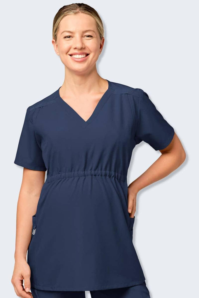 4555 WonderWink W123 Women's Maternity Fit Scrub Top,Infectious Clothing Company