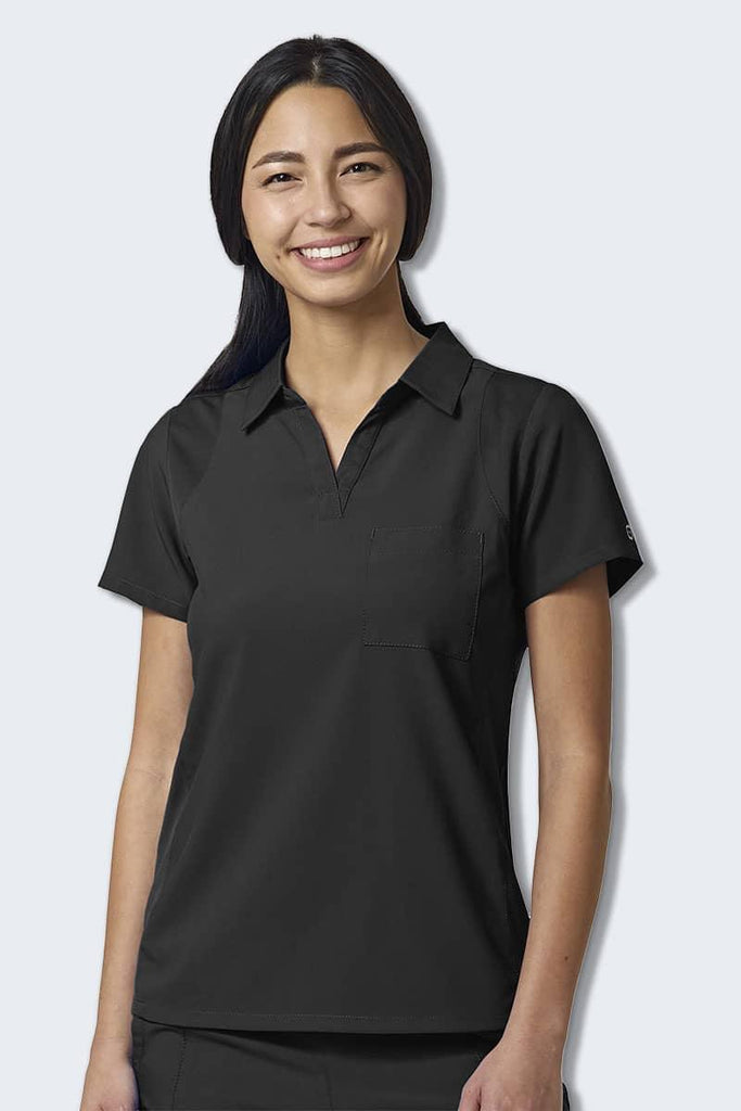 6955 WonderWink W123 Womens Collared Top,Infectious Clothing Company