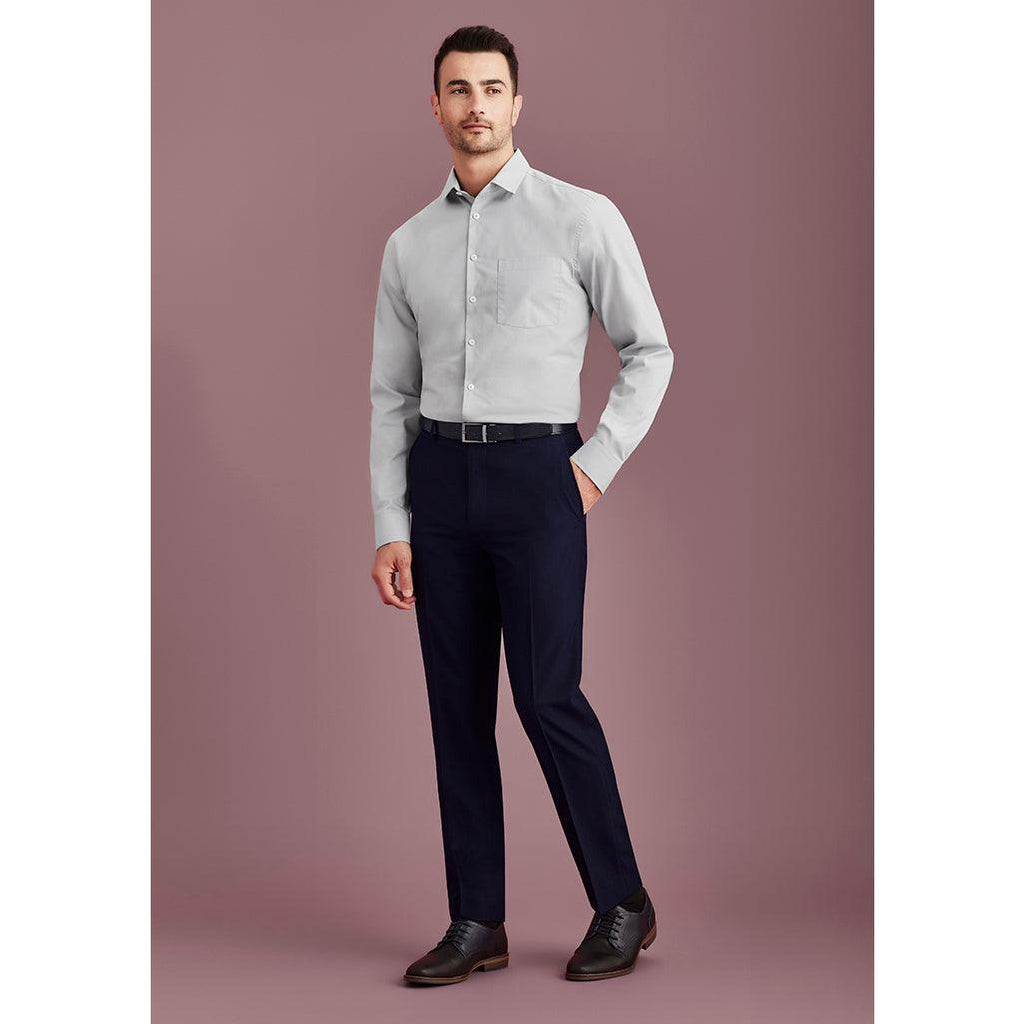 70716 Biz Corporates Mens Slim Fit Flat Front Pant,Infectious Clothing Company
