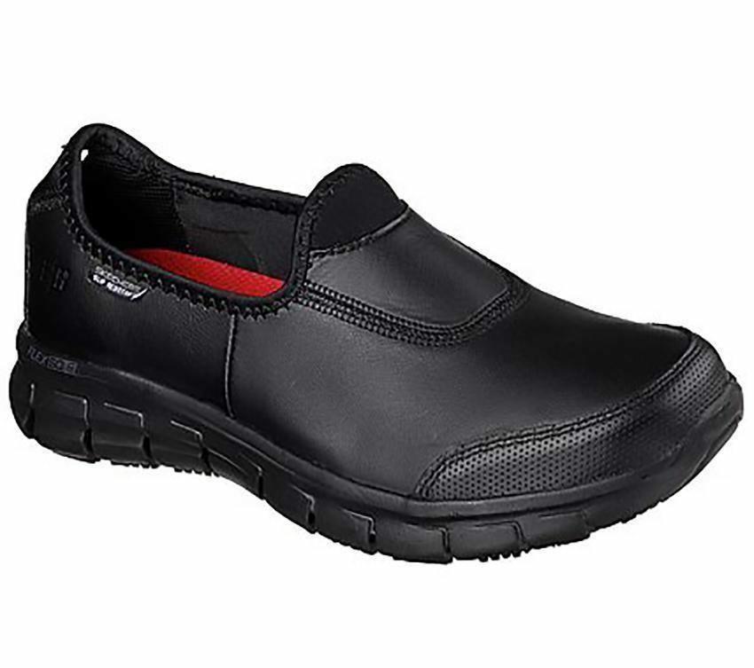 76536 Skechers Sure Track Slip On Womens Work Shoes,Infectious Clothing Company