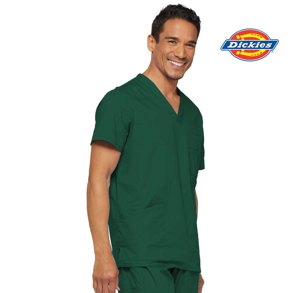 81906 Liverpool Emergency Dickies EDS Signature Men's V-neck Utility Scrub Top,Infectious Clothing Company