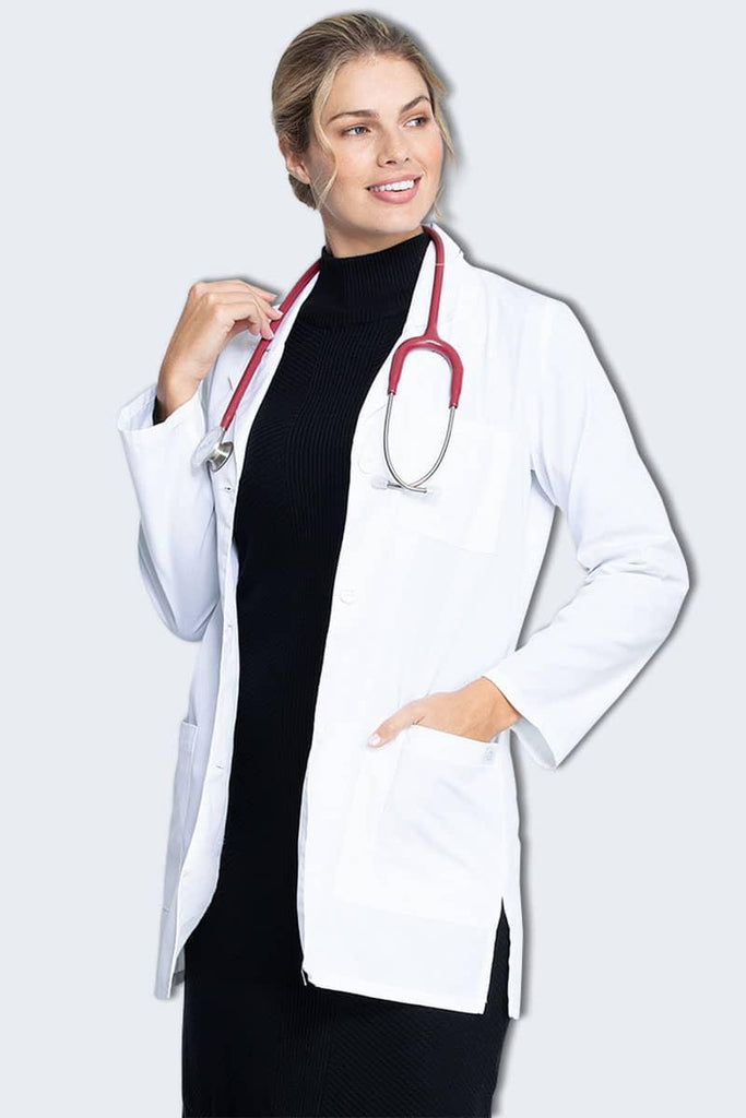84400 Dickies Women's 32" Professional White Lab Coat,Infectious Clothing Company