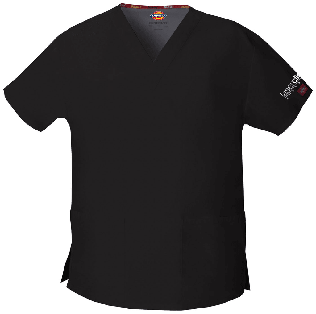 86706 LCA Dickies EDS Womens V-Neck Scrub Top,Infectious Clothing Company