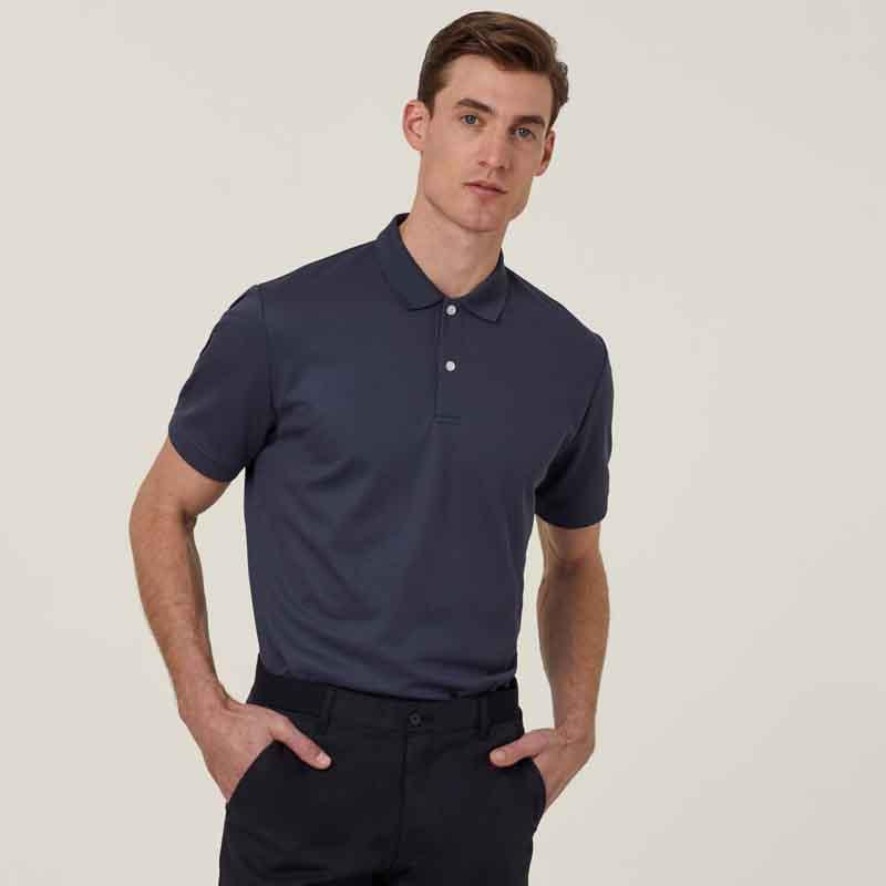 CATJ2M ASA NNT Active Men's Antibacterial Short Sleeve Polo,Infectious Clothing Company