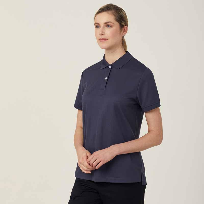 CATU58 ASA NNT Active Women's Antibacterial Short Sleeve Polo,Infectious Clothing Company