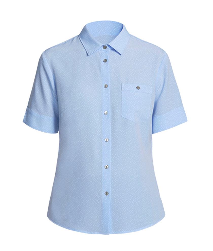 CATU7H Silvi Spot Print Short Sleeve Shirt,Infectious Clothing Company