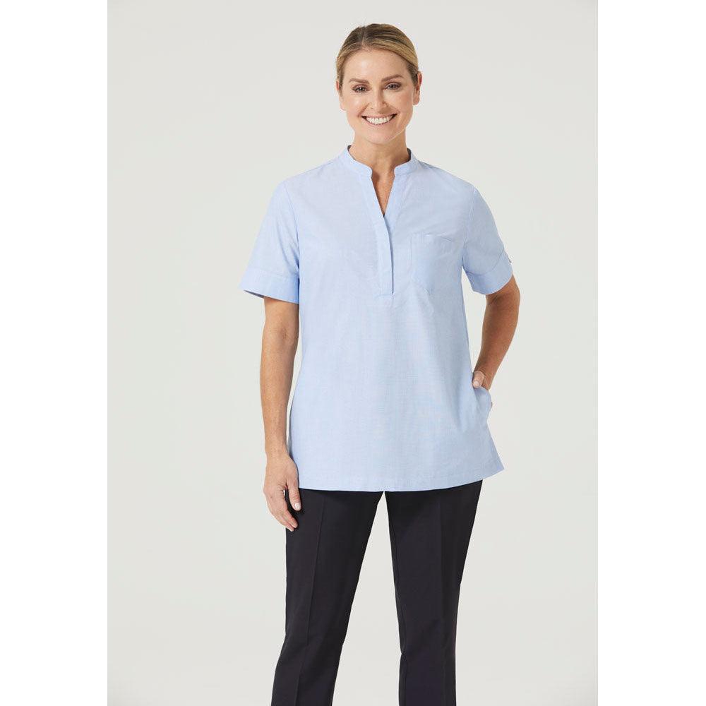 CATUGA NNT Women's Textured Short Sleeve Tunic,Infectious Clothing Company