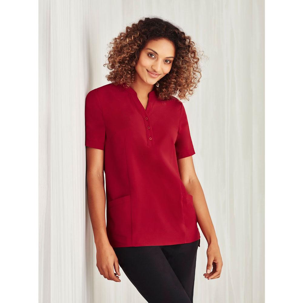 CS949LS Biz Care Womens Easy Stretch Tunic,Infectious Clothing Company