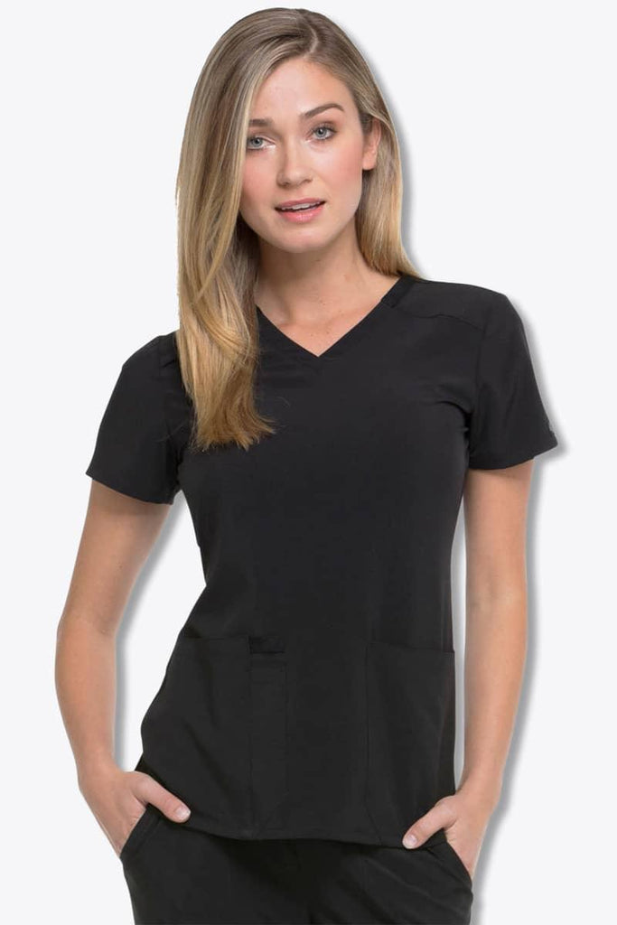 DK615 Dickies EDS Essentials Women's V-Neck Top,Infectious Clothing Company