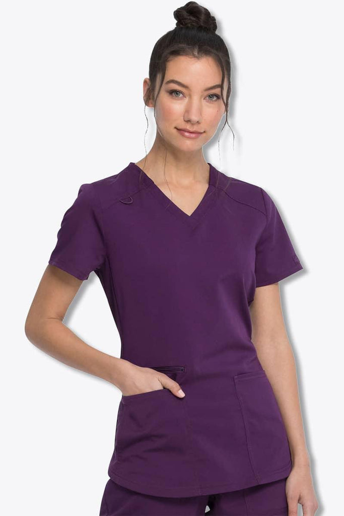 DK875 Dickies Balance Women's V-Neck Top,Infectious Clothing Company