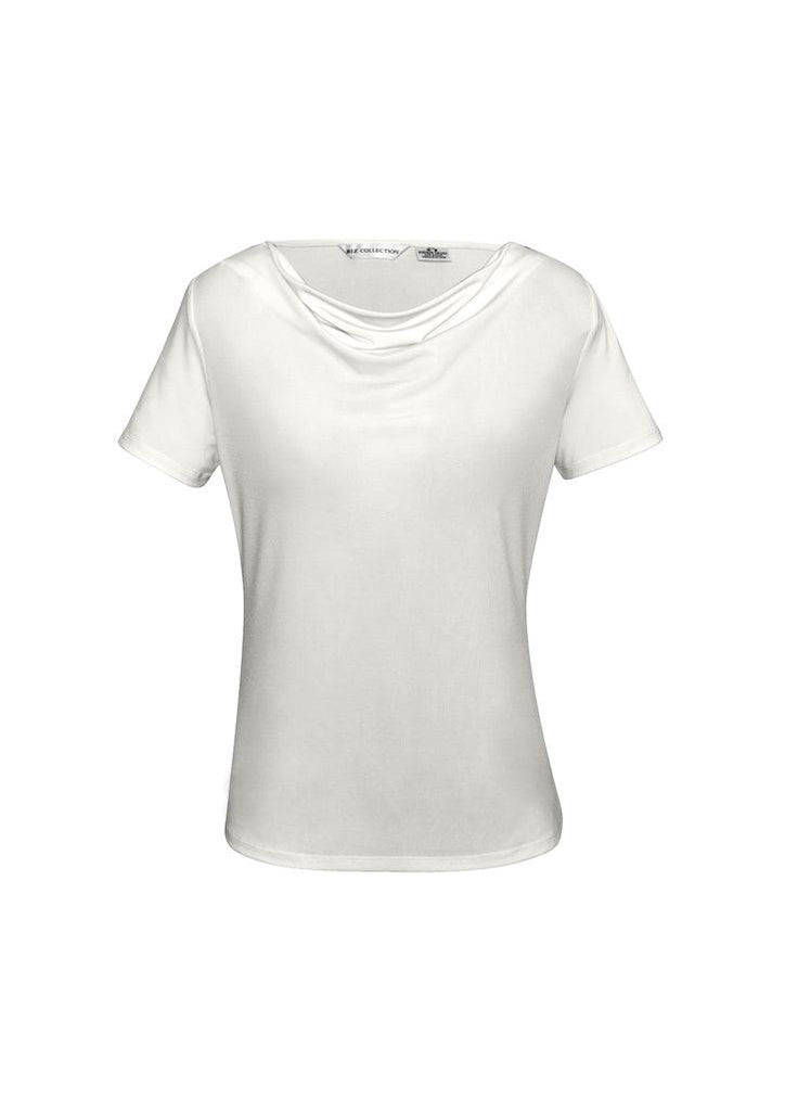 K625LS Biz Collection Ladies Ava Drape Knit Top,Infectious Clothing Company