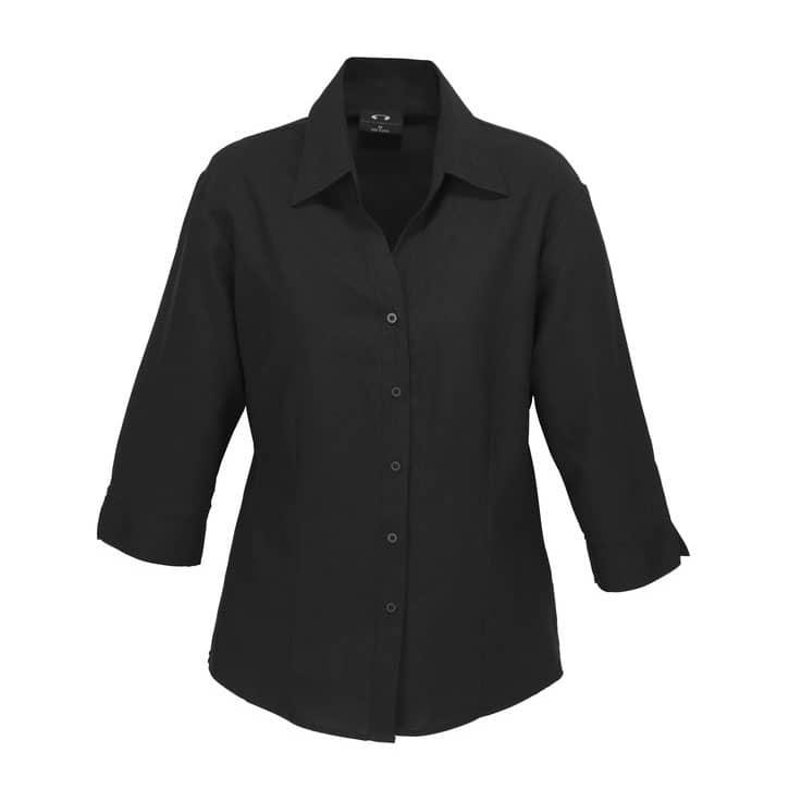 LB3600 Biz Collection Ladies Plain Oasis 3/4 Sleeve Shirt,Infectious Clothing Company