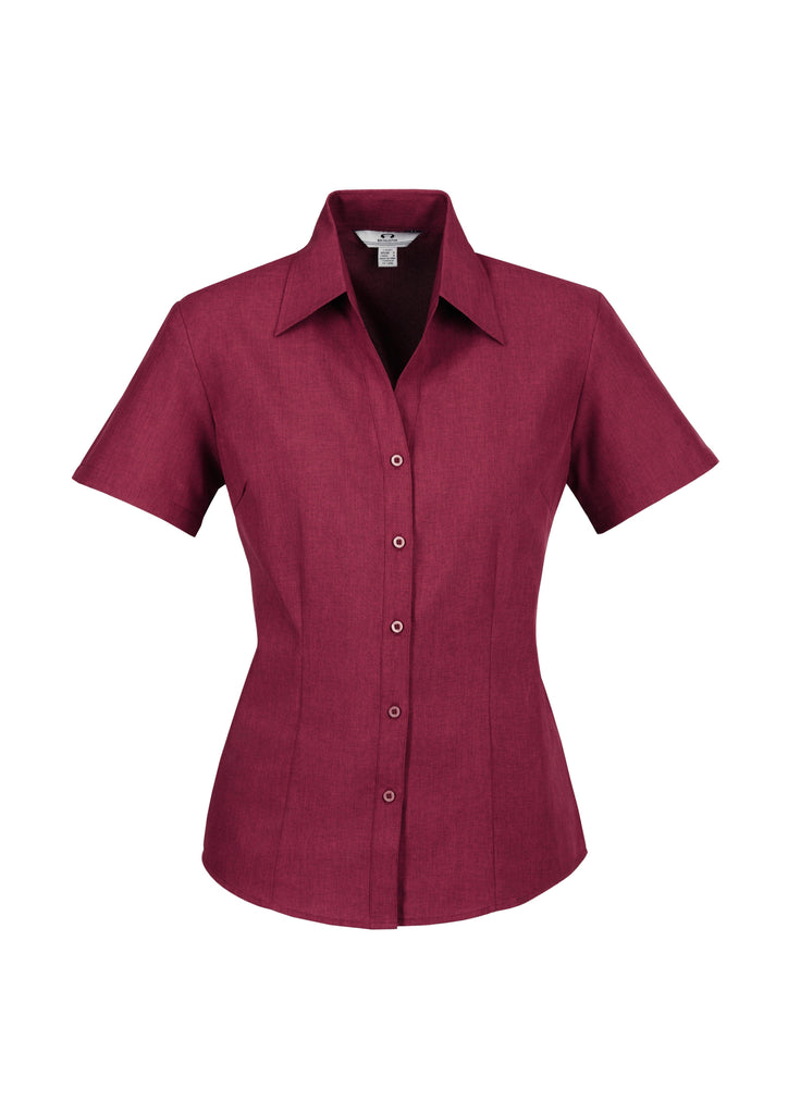 LB3601 Biz Collection Ladies Plain Oasis Short Sleeve Shirt,Infectious Clothing Company